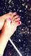 piedini glitterati
