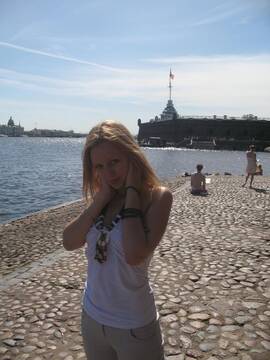 on the island